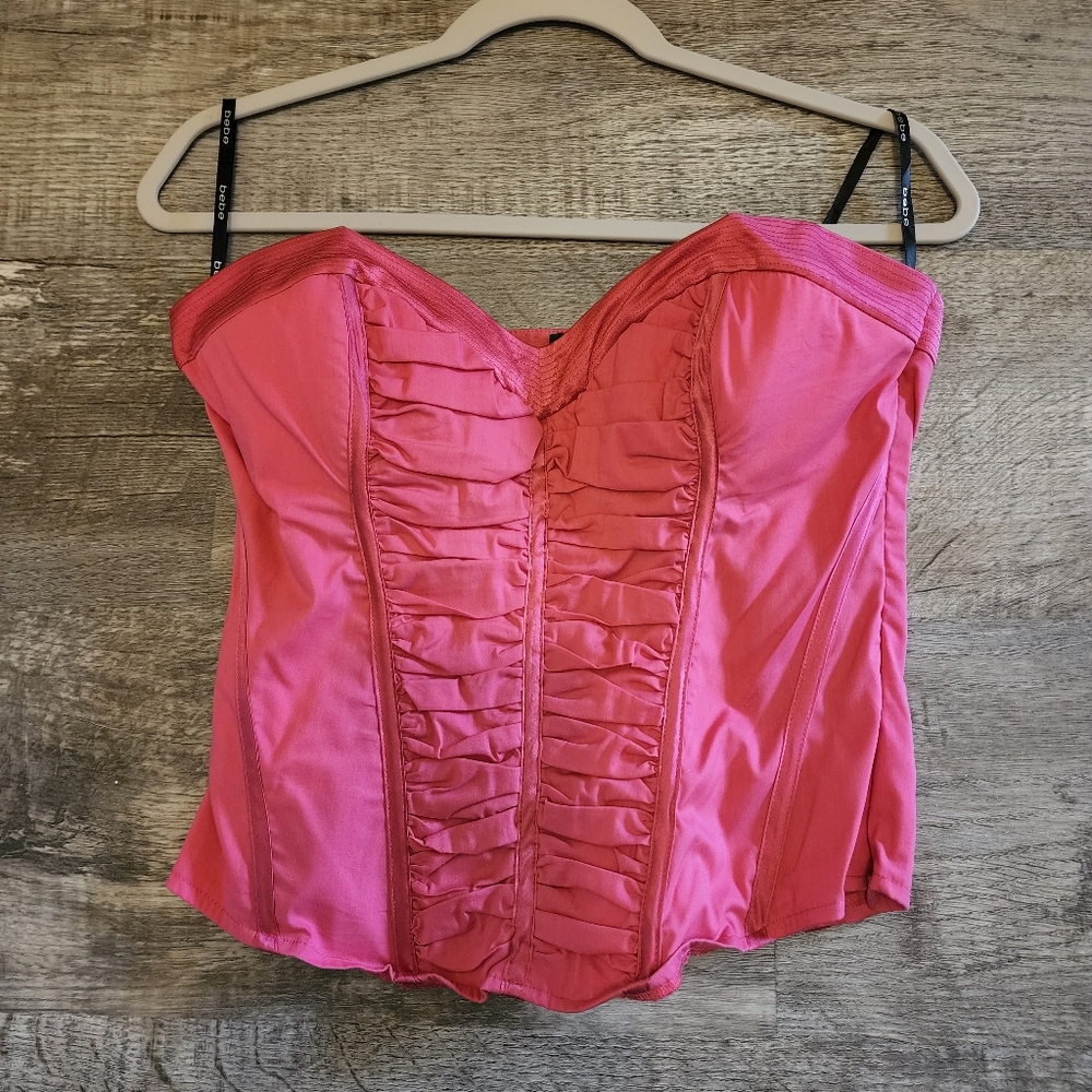 Bebe Ruched Corset Tops - Picture 4 of 6